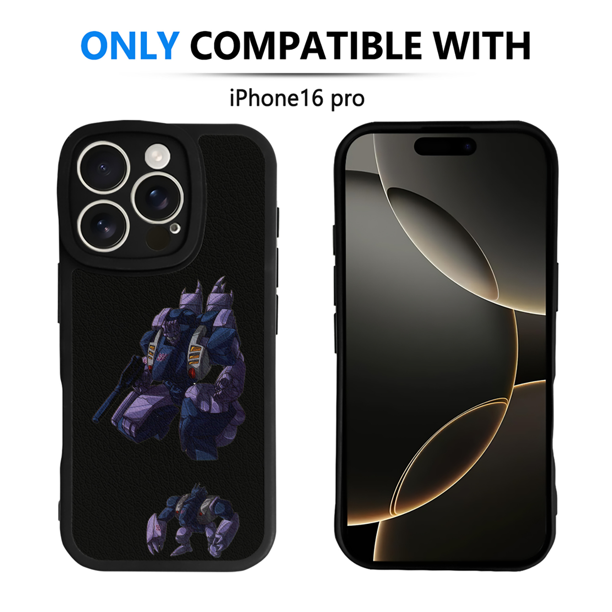 （画像用）  【iPhone 16シリーズ対応】シリコンスマホケース（レザー調） 材質：シリコン